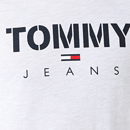 Tommy Jeans - Tee Shirt Tommy Textured 7438 Blanc