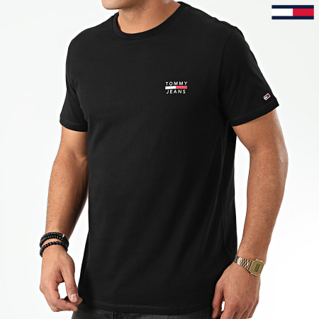Tommy Jeans - Tee Shirt Chest Logo 7472 Noir