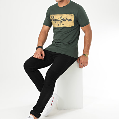 Pepe Jeans - Tee Shirt Charing 503215 Vert