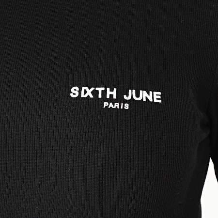 Sixth June - Robe Femme Manches Longues W4017KDR Noir