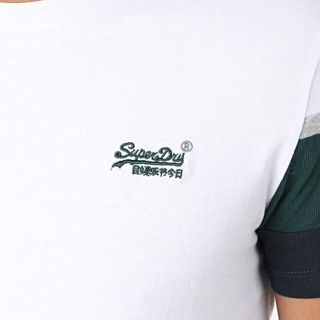 Superdry - Tee Shirt OL Crafted Cut & Sew M1000084A Blanc