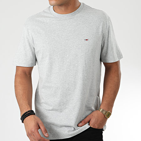 Tommy Jeans - Tee Shirt Tommy Classics 6061 Gris Chiné