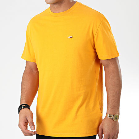 Tommy Jeans - Tee Shirt Tommy Classics 6061 Jaune Moutarde