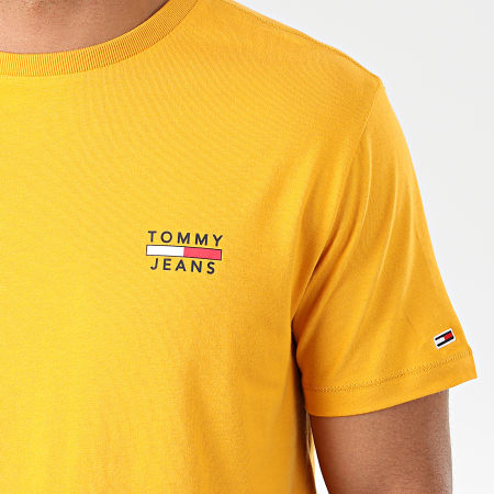 Tommy Jeans - Tee Shirt Chest Logo 7472 Jaune Moutarde