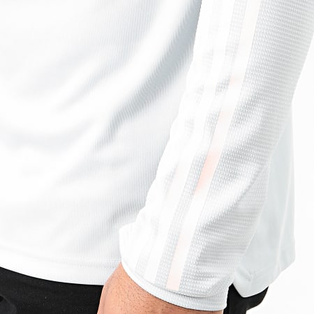 Adidas Sportswear - Sweat Col Zippé DFB FS7043 Gris Clair