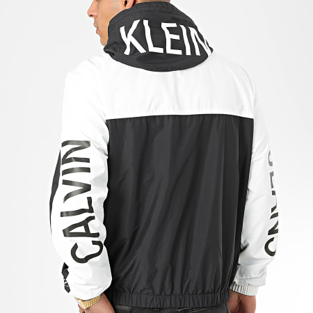 Calvin Klein - Coupe-Vent Statement Logo 4239 Noir Blanc
