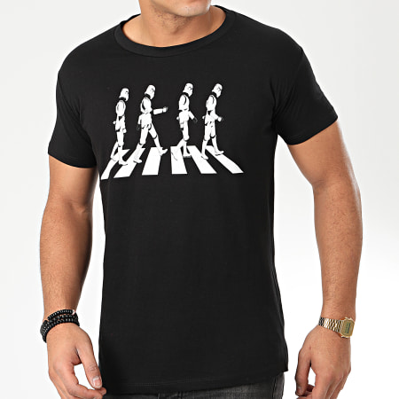 Star Wars - Tee Shirt Trooper Beatles Noir