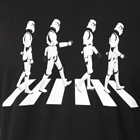 Star Wars - Tee Shirt Trooper Beatles Noir