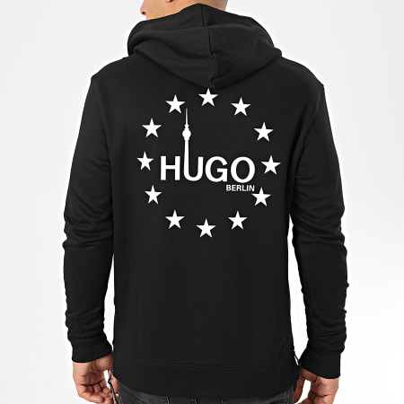 HUGO - Sweat Capuche Dippe 50421520 Noir