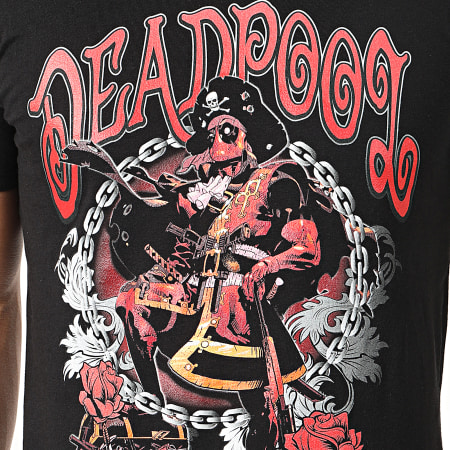 Deadpool - Tee Shirt Deadpool Pirate Bay Noir