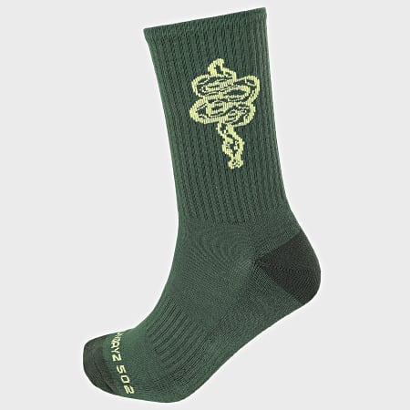 Rilès - Lot De 3 Paires De Chaussettes Socks Gris Vert Noir
