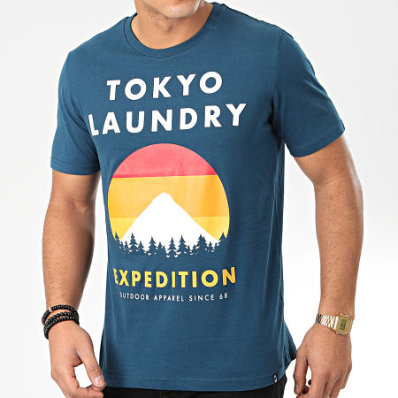 Tokyo Laundry - Tee Shirt Platfield Bleu