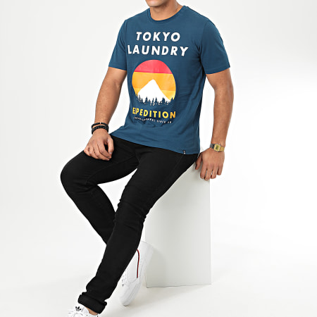 Tokyo Laundry - Tee Shirt Platfield Bleu