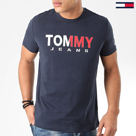 Tommy Jeans - Tee Shirt Tommy Colored 7440 Bleu Marine