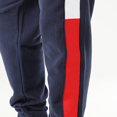 Tommy Jeans - Pantalon Jogging A Bandes Jacquard Flag 7613 Bleu Marine