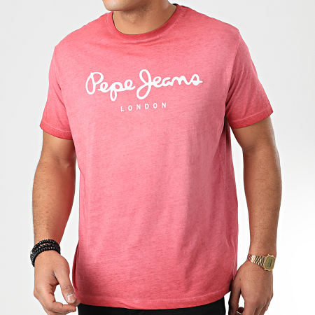 Pepe Jeans - Tee Shirt West Sir PM504032 Rouge