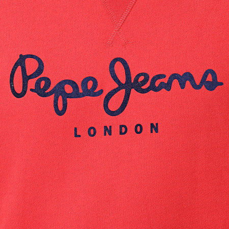 Pepe Jeans - Sweat Crewneck Albert PM581721 Rouge