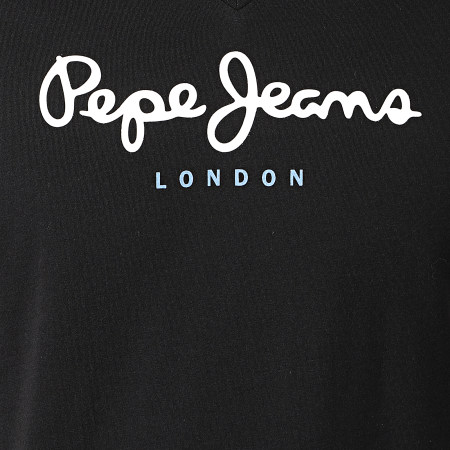 Pepe Jeans - Tee Shirt Col V Eggo V PM501389 Noir