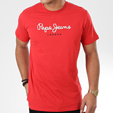 Pepe Jeans - Tee Shirt Eggo PM500465 Rouge