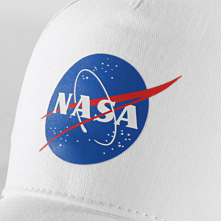 Jack And Jones - Casquette Baseball NASA Blanc