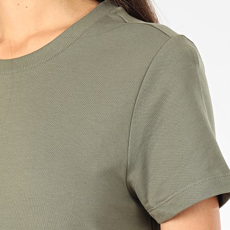 Noisy May - Robe Tee Shirt Femme Luni Vert Kaki