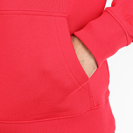 Calvin Klein - Sweat Capuche Taping Through Monogram 4264 Rouge 