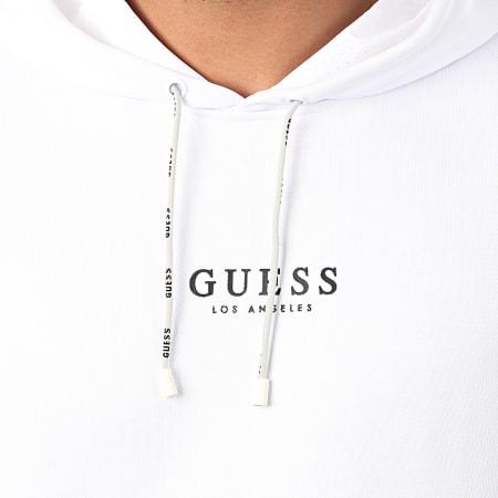 Sweat à Capuche Guess Garçon – Coton Gratté, Logo Maxi Bicolore - 14