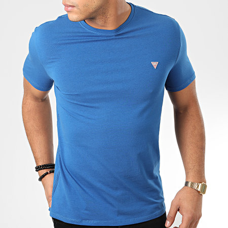 Guess - Tee Shirt Slim M01I24-J1300 Bleu