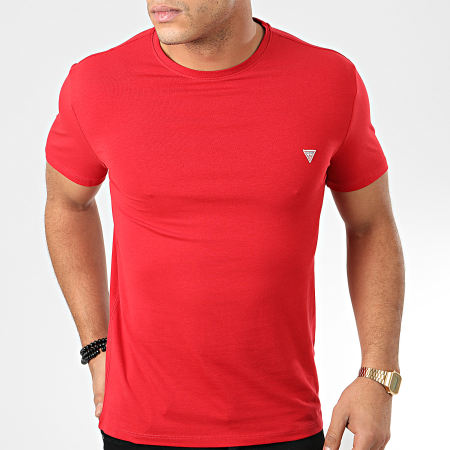 Guess - Tee Shirt Slim M01I24-J1300 Rouge