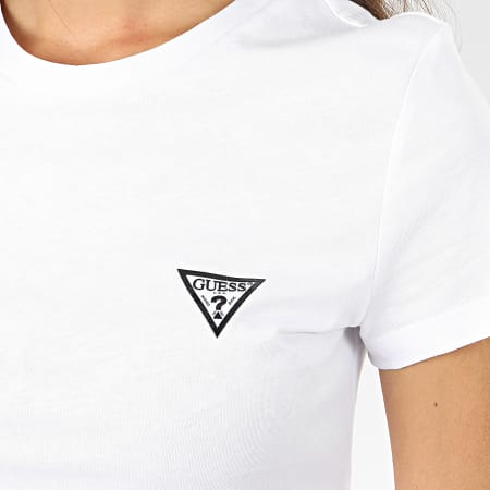 Guess - Tee Shirt Femme W01I56-K8HM0 Blanc