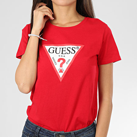 Guess - Tee Shirt Femme W01I98 JA900 Rouge
