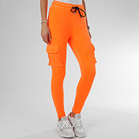 Project X Paris - Pantalon Jogging Femme F194045 Orange