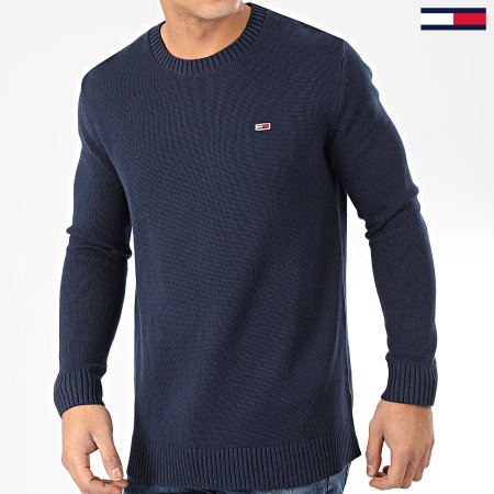 Tommy Jeans - Pull Tommy Classics 8055 Bleu Marine