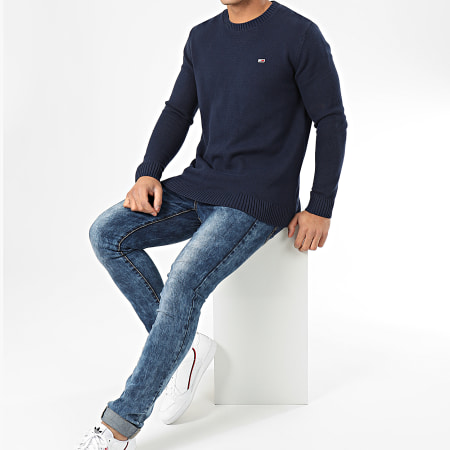 Tommy Jeans - Pull Tommy Classics 8055 Bleu Marine