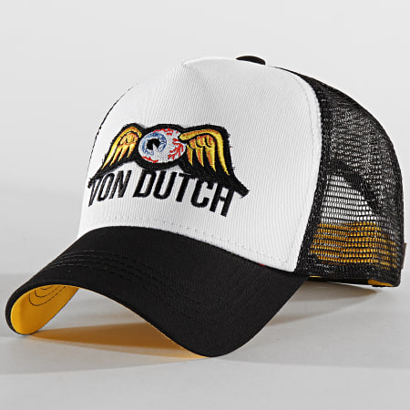 Von Dutch - Gorra Trucker Eye Patch Negro Blanco