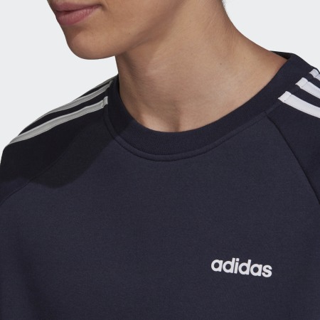 Adidas Originals - Sweat Crewneck Femme A Bandes FN5783 Bleu Marine Blanc
