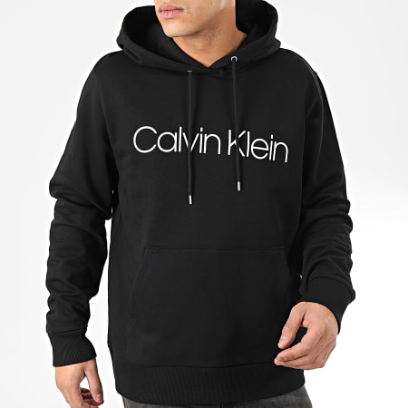 Calvin Klein - Sweat Capuche Cotton Logo 4060 Noir