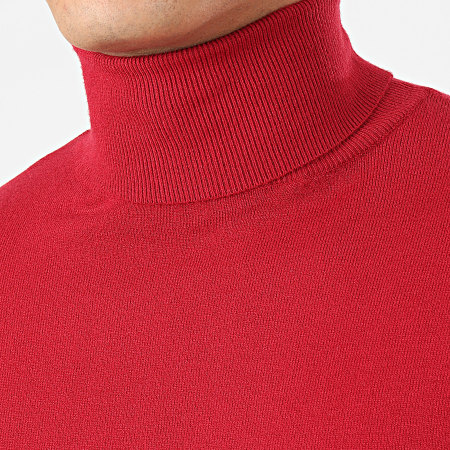 Mackten - Pull Col Roulé WS1728 Rouge
