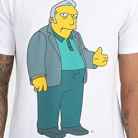 The Simpsons - Tee Shirt Gros Tony Blanc