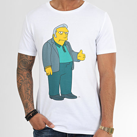 The Simpsons - Tee Shirt Gros Tony Blanc