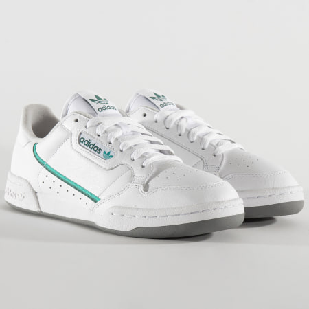 Adidas Originals - Baskets Continental 80 EF5990 Footwear White Glory Green Collegiate Navy