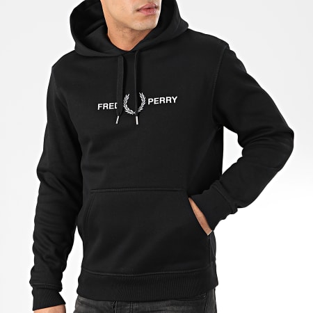Fred Perry - Sweat Capuche M7520 Noir