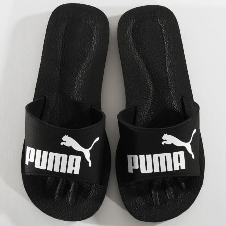 Puma - Claquettes Purecat 360262 Black White