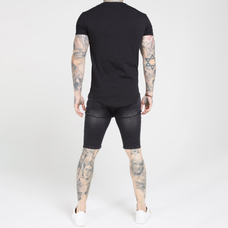 SikSilk - Tee Shirt Oversize Core 15816 Noir