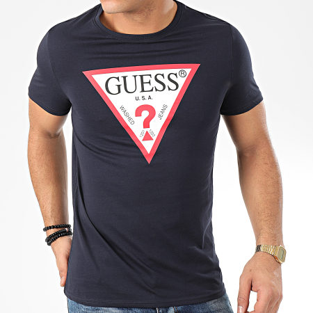 Guess - Tee Shirt M01I71-I3Z00 Bleu Marine