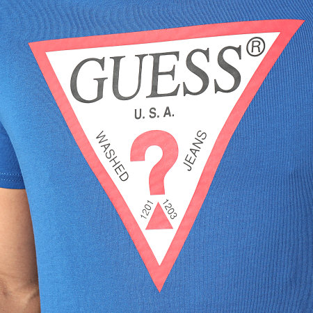 Guess - Tee Shirt M01I71-I3Z00 Bleu Roi