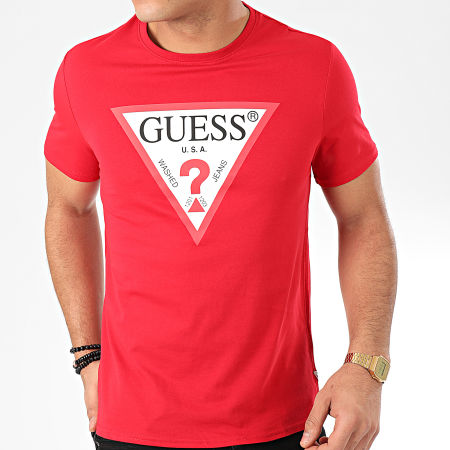 Guess - Tee Shirt M01I71-I3Z00 Rouge