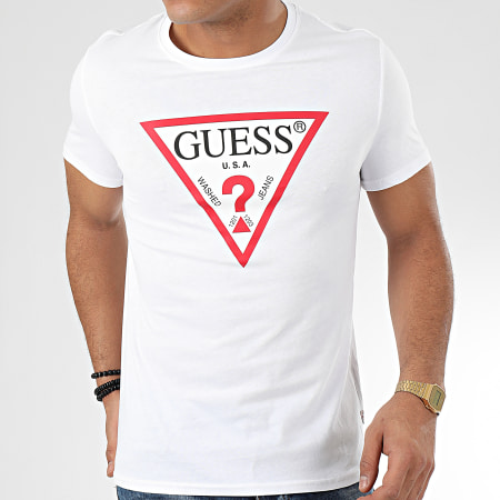 Guess - Tee Shirt M01I71-I3Z00 Blanc