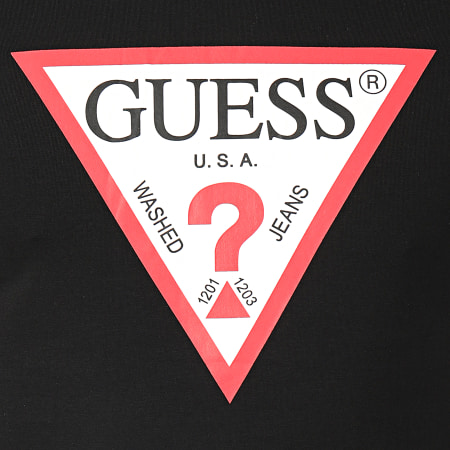 Guess - Tee Shirt Manches Longues M01I72-J1300 Noir