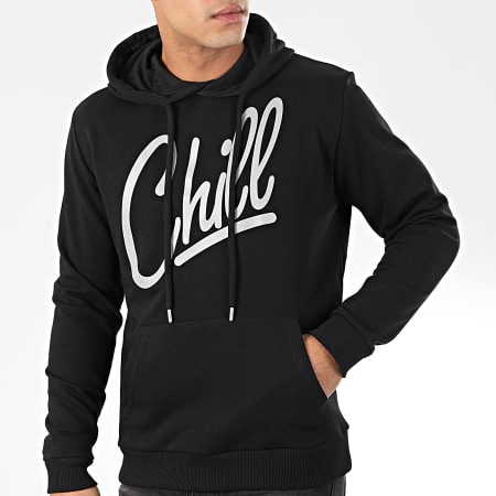 Luxury Lovers - Sweat Capuche Chill Reflective Noir